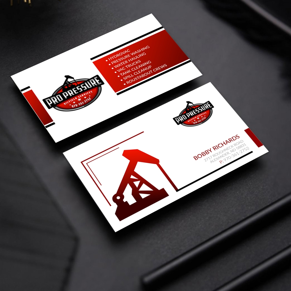 PRO PRESSURE OILFIELD SERVICES logo design by DreamLogoDesign