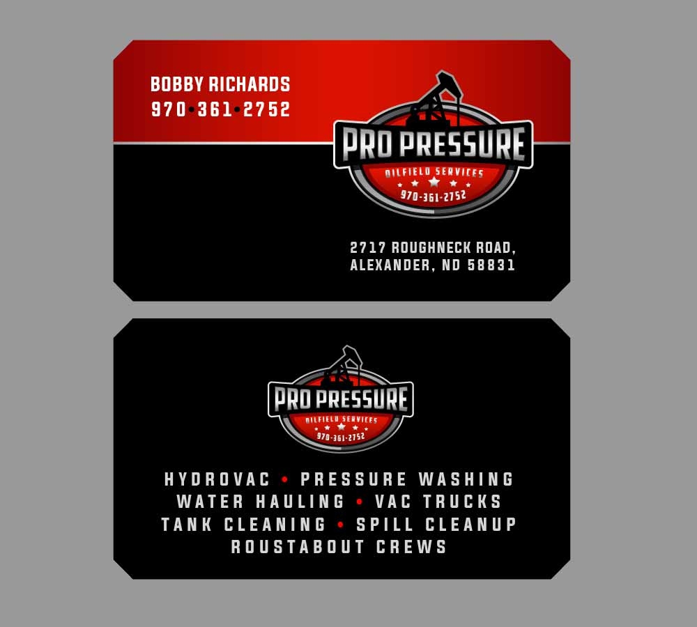 PRO PRESSURE OILFIELD SERVICES logo design by SOLARFLARE