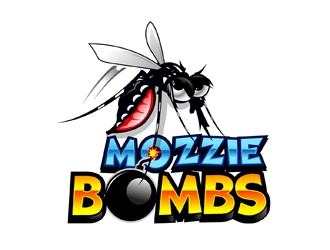 Mozzie Bombs logo design by DreamLogoDesign