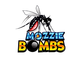 Mozzie Bombs logo design by DreamLogoDesign