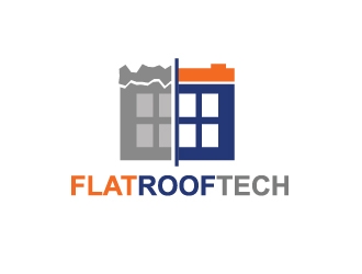 Flat Roof Tech logo design by cookman