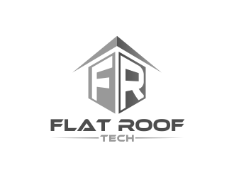 Flat Roof Tech logo design by qqdesigns