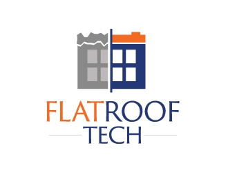 Flat Roof Tech logo design by cookman