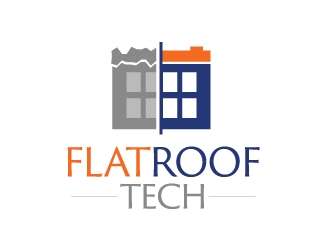 Flat Roof Tech logo design by cookman