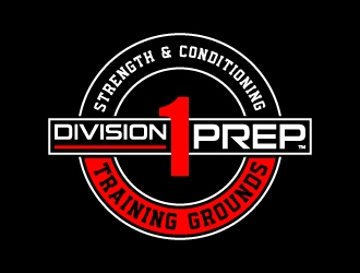 Division 1 Prep  logo design by kenartdesigns