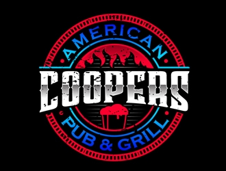 Coopers American Pub & Grill logo design by DreamLogoDesign