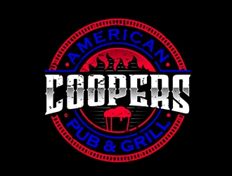 Coopers American Pub & Grill logo design by DreamLogoDesign