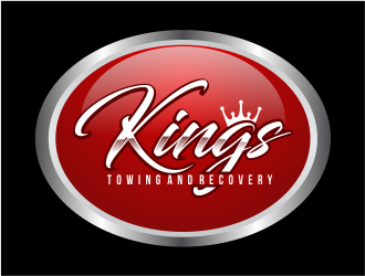 Kings Towing and Recovery logo design by Girly