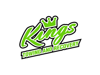 Kings Towing and Recovery logo design by haze