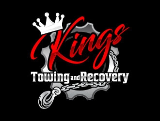 Kings Towing and Recovery logo design by daywalker