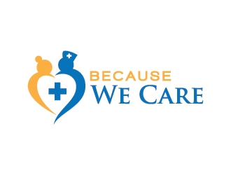 Because We Care logo design by udinjamal