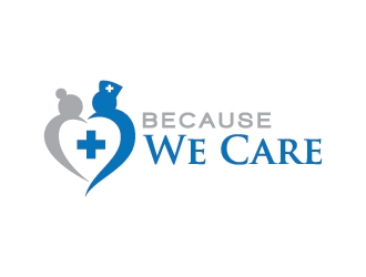 Because We Care logo design by udinjamal