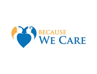 Because We Care logo design by udinjamal