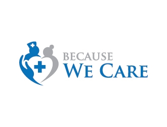 Because We Care logo design by udinjamal