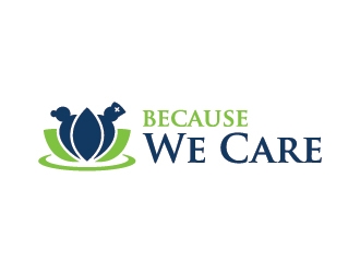 Because We Care logo design by udinjamal