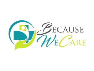 Because We Care logo design by kgcreative