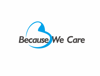 Because We Care logo design by 705.id