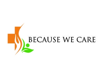 Because We Care logo design by jetzu