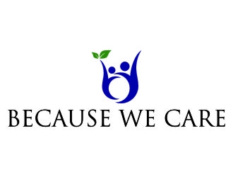 Because We Care logo design by jetzu