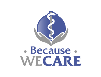 Because We Care logo design by akilis13