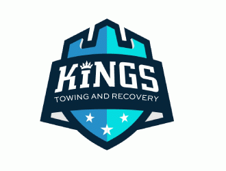 Kings Towing and Recovery logo design by nehel