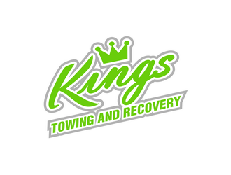 Kings Towing and Recovery logo design by haze