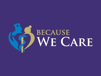 Because We Care logo design by udinjamal