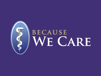 Because We Care logo design by udinjamal