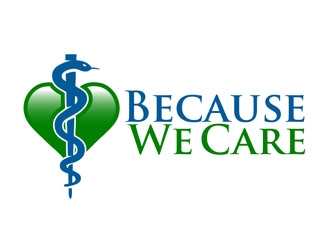 Because We Care logo design by CreativeMania