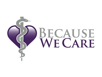 Because We Care logo design by CreativeMania