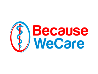 Because We Care logo design by akhi