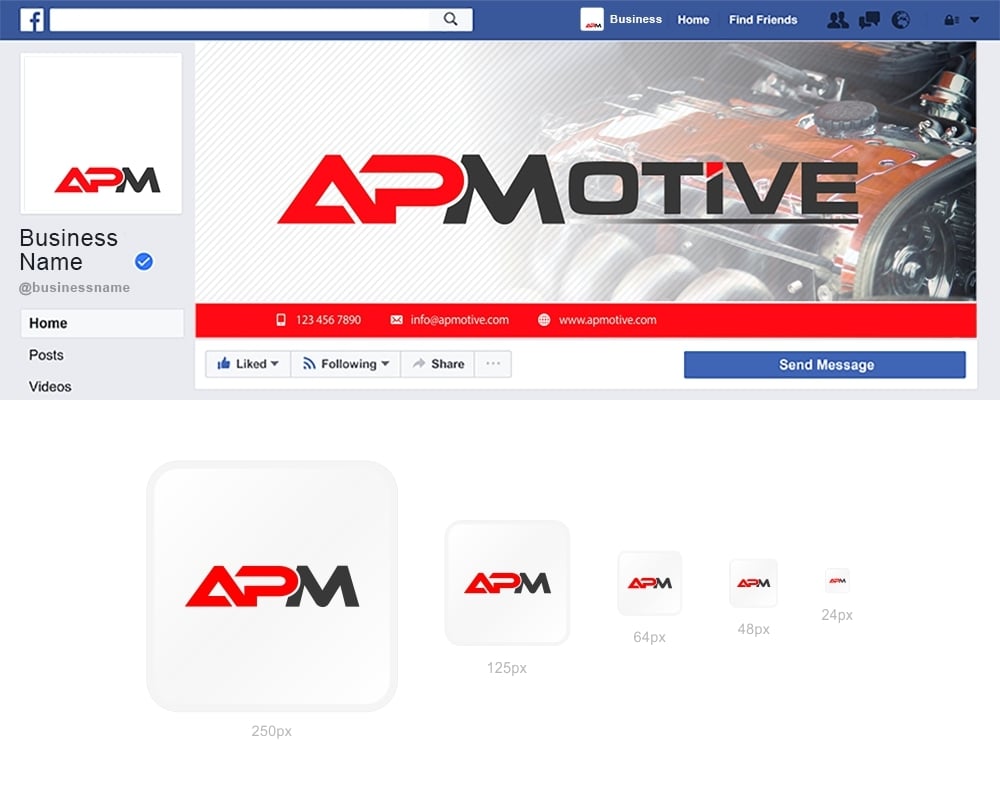 APMotive logo design by Ibrahim