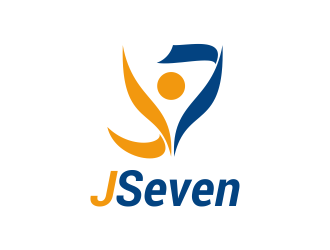 JSeven (J7) logo design by mikael