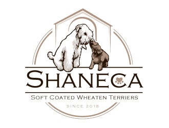 Shaneca Soft Coated Wheaten Terriers Logo Design