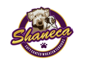 Shaneca Soft Coated Wheaten Terriers logo design by REDCROW