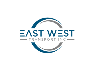 East West Transport INC.  logo design by dewipadi