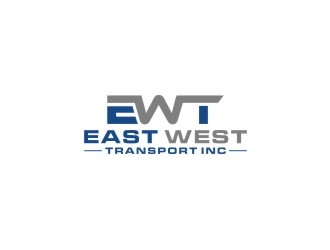 East West Transport INC.  logo design by bricton