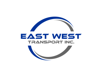 East West Transport INC.  logo design by qqdesigns