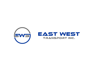 East West Transport INC.  logo design by qqdesigns