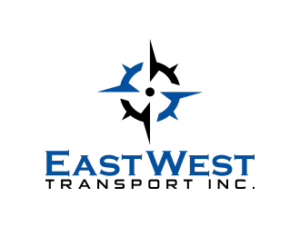 East West Transport INC.  logo design by lexipej