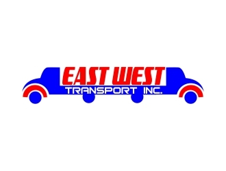 East West Transport INC.  logo design by mckris