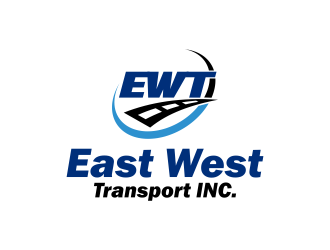 East West Transport INC.  logo design by ingepro