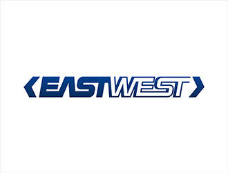 East West Transport INC.  logo design by hole