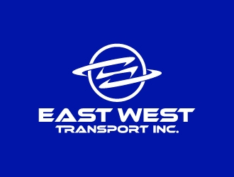 East West Transport INC.  logo design by josephope