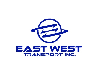 East West Transport INC.  logo design by josephope