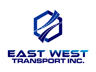 East West Transport INC.  logo design by stark