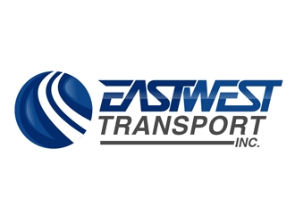 East West Transport INC.  logo design by Roma