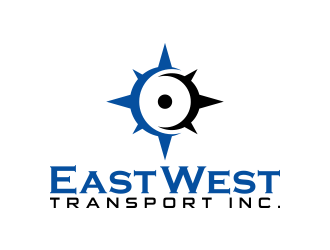 East West Transport INC.  logo design by lexipej