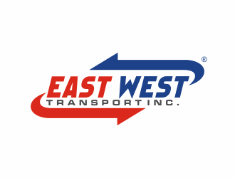 East West Transport INC.  logo design by agus