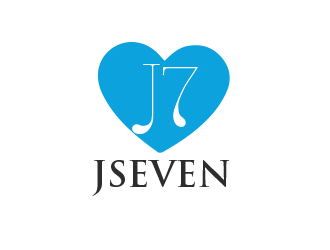 JSeven (J7) logo design by BeDesign